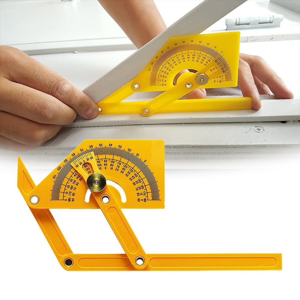 Precise Protractor and  Inner/Outer Angle Finder  0° to 180°