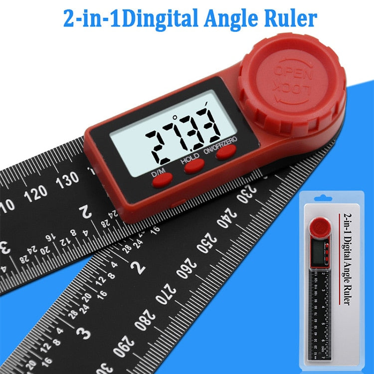 2 in 1 Digital angle Ruler