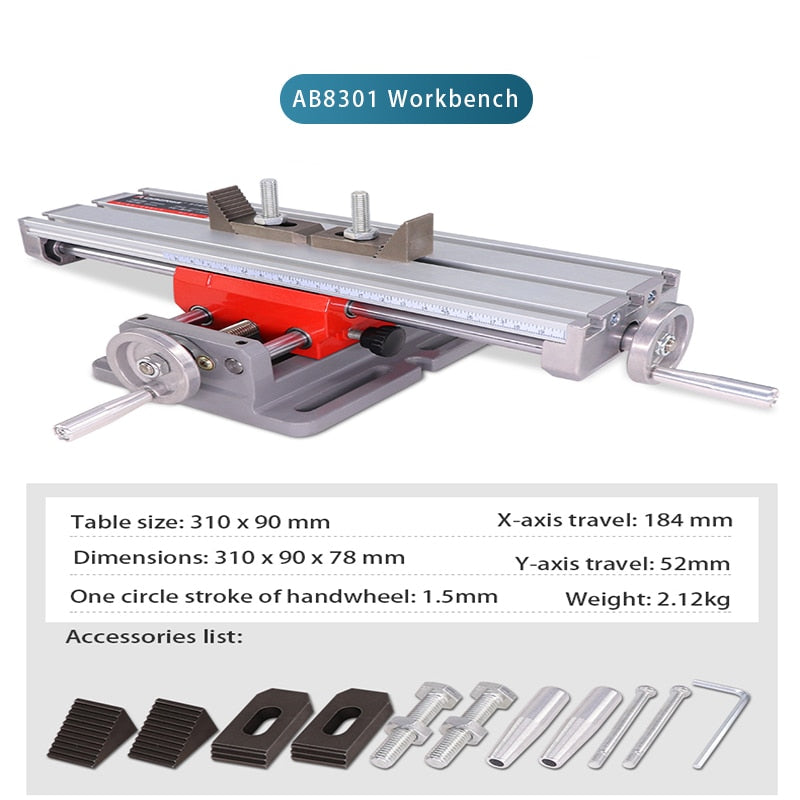Mini Multifunction Drill Vise Precision Fixture Milling Drilling Bench