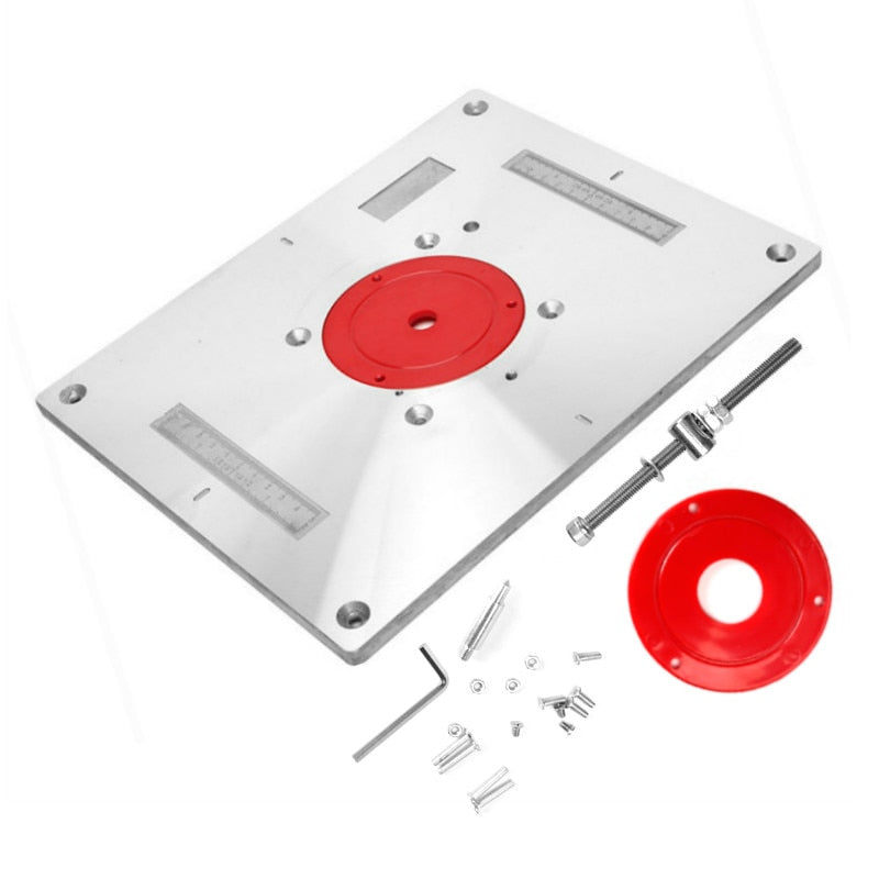 Multi-functional Aluminum Alloy Router Table Insert Plate