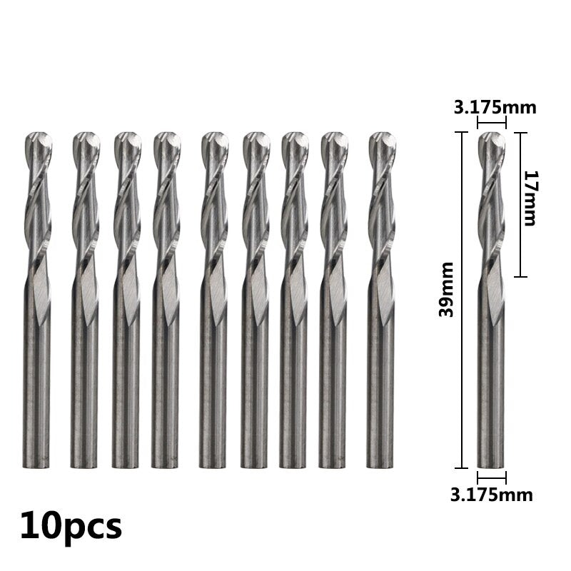 1/8" Shank - CNC Engraving Bit Kit