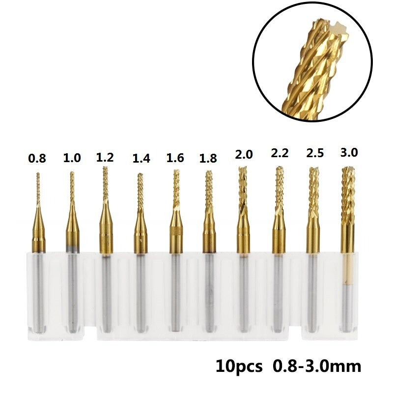 1/8" Shank - CNC Engraving Bit Kit