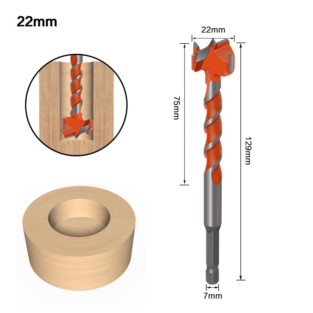 Long Forstner Hinge Boring Drill Bits 16mm - 25mm