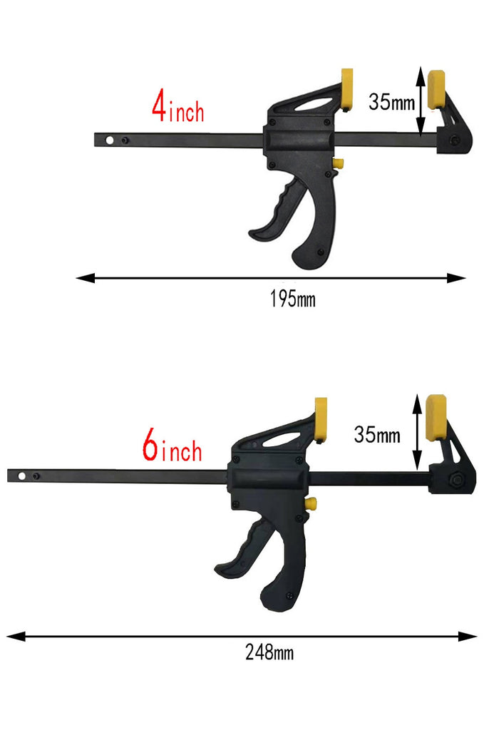 Hard Grip F-Clamps
