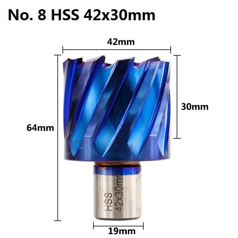 12-42mm HSS Hole Opener Core Drill Bit