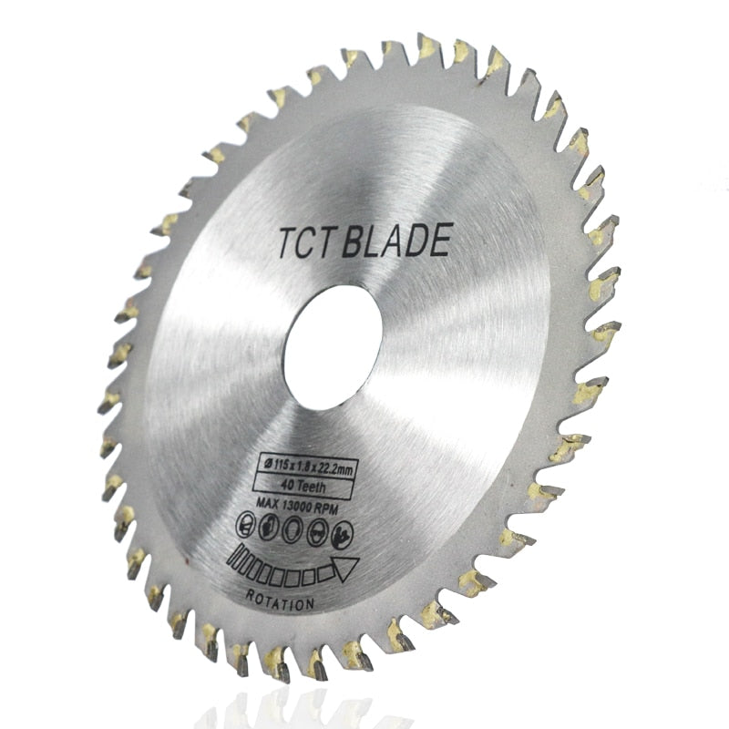 TCT Circular Saw Blade Diameter 115mm 40 Teeth