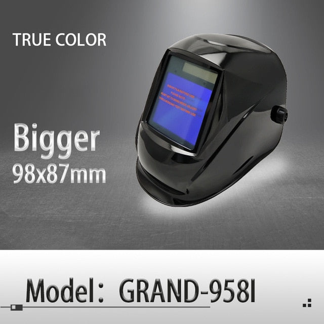 Auto darkening welding helmet