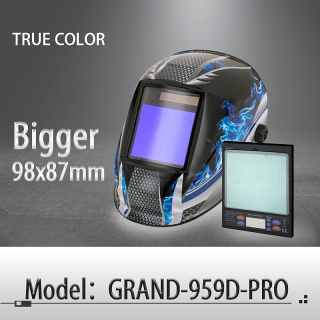 Auto darkening welding helmet