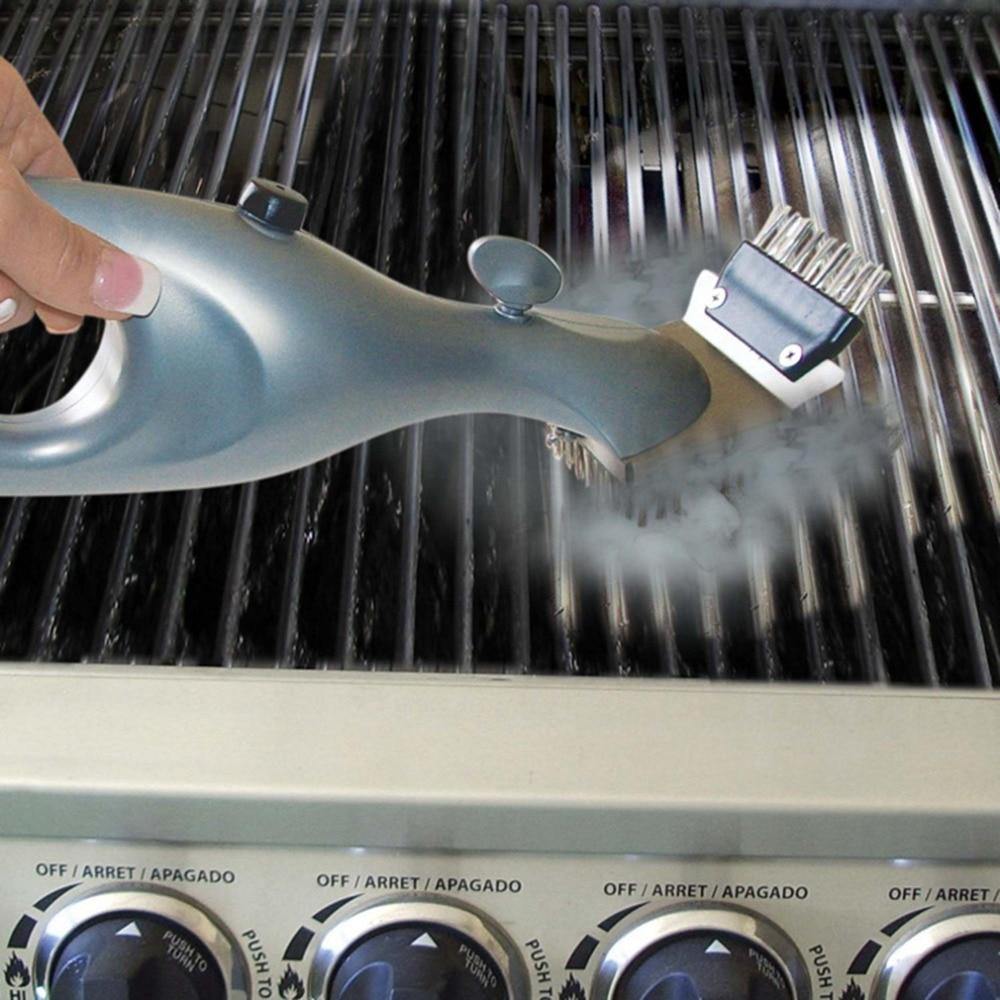BBQ Steam Cleaner- Stainless Steel BBQ Cleaning Brush - Emerald Seaside