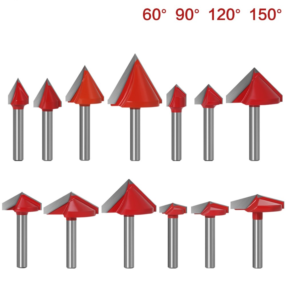 6mm Shank - V End Mil Router Bit