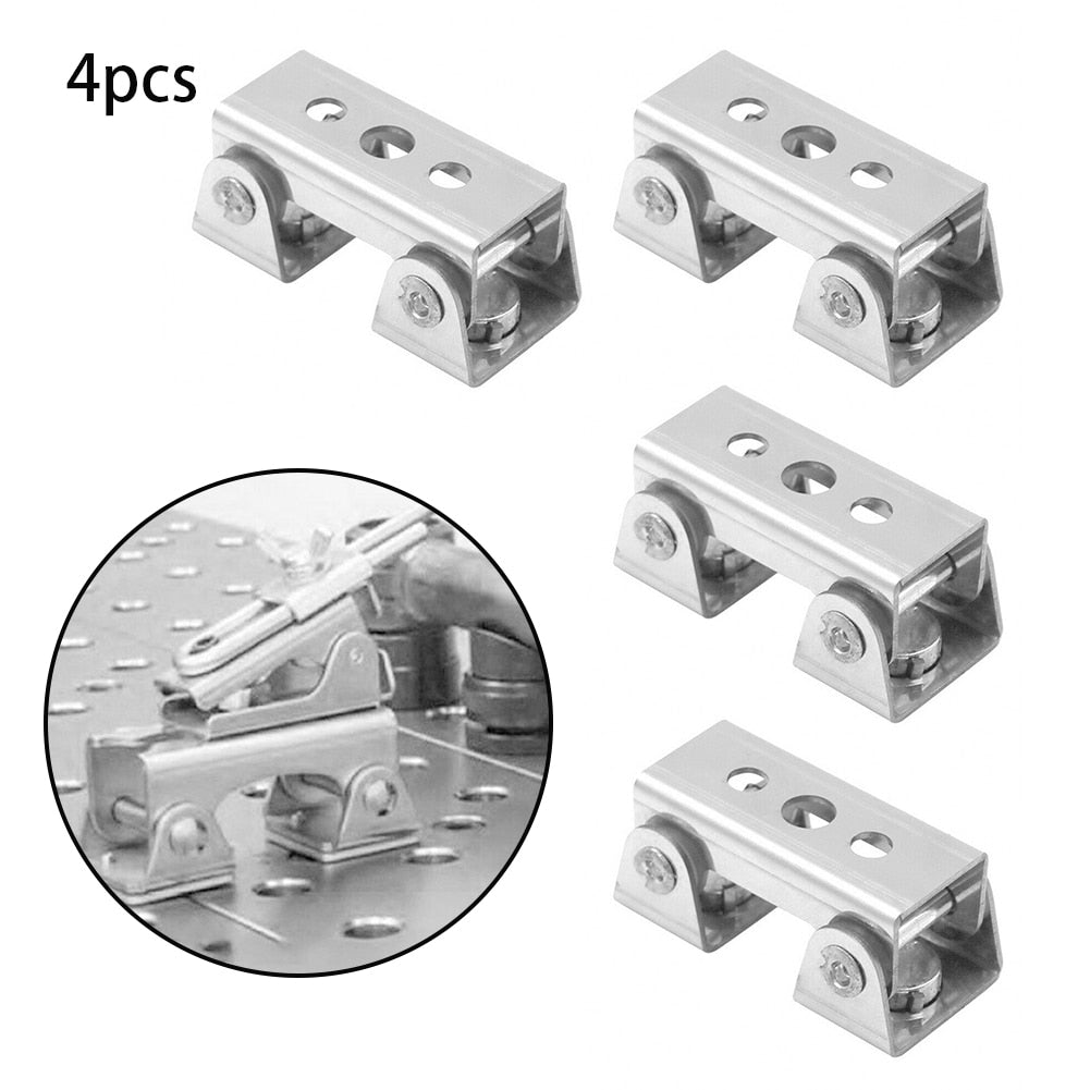V Type  Adjustable Magnetic Welding Clamps Set - 4 Pcs