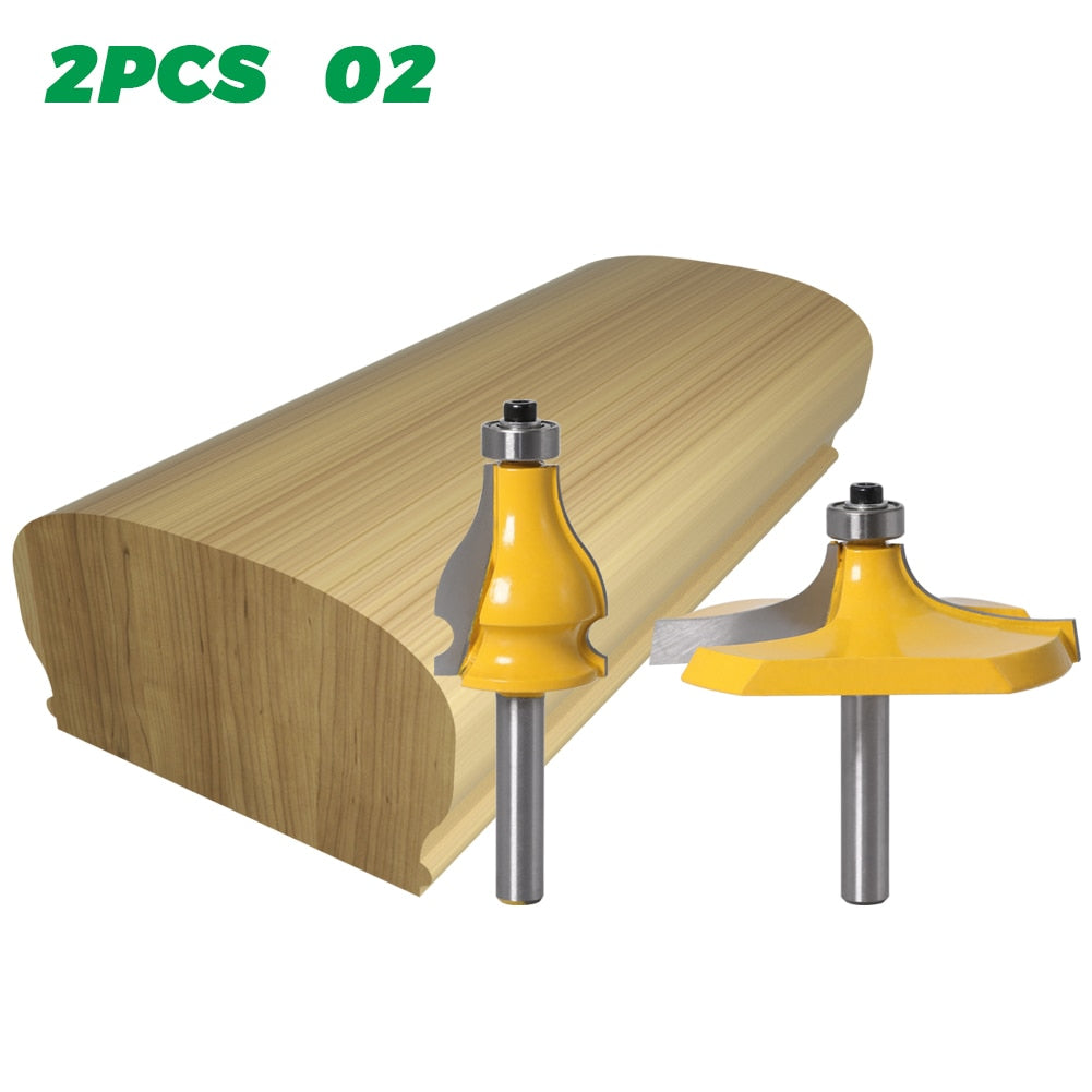 8mm Shank - Thumbnail & Beaded Handrail Router Bit