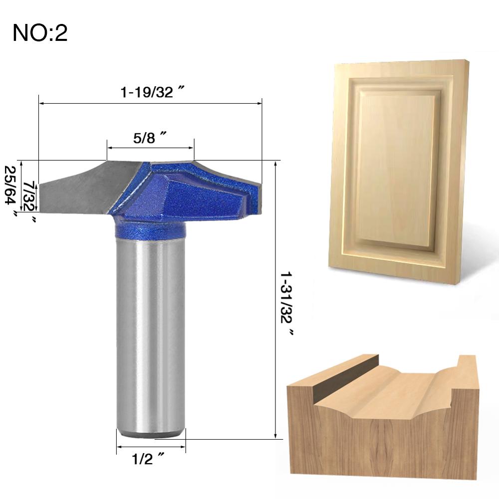 12.7mm Shank -  Door Frame Router Bit