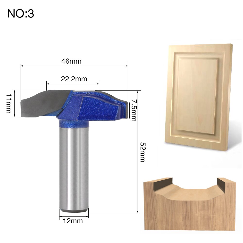 12mm Shank - Door Frame Router Bit