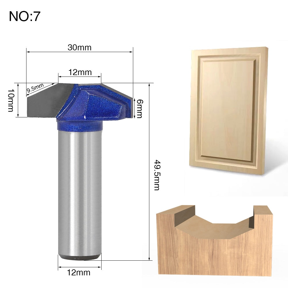 12mm Shank - Door Frame Router Bit