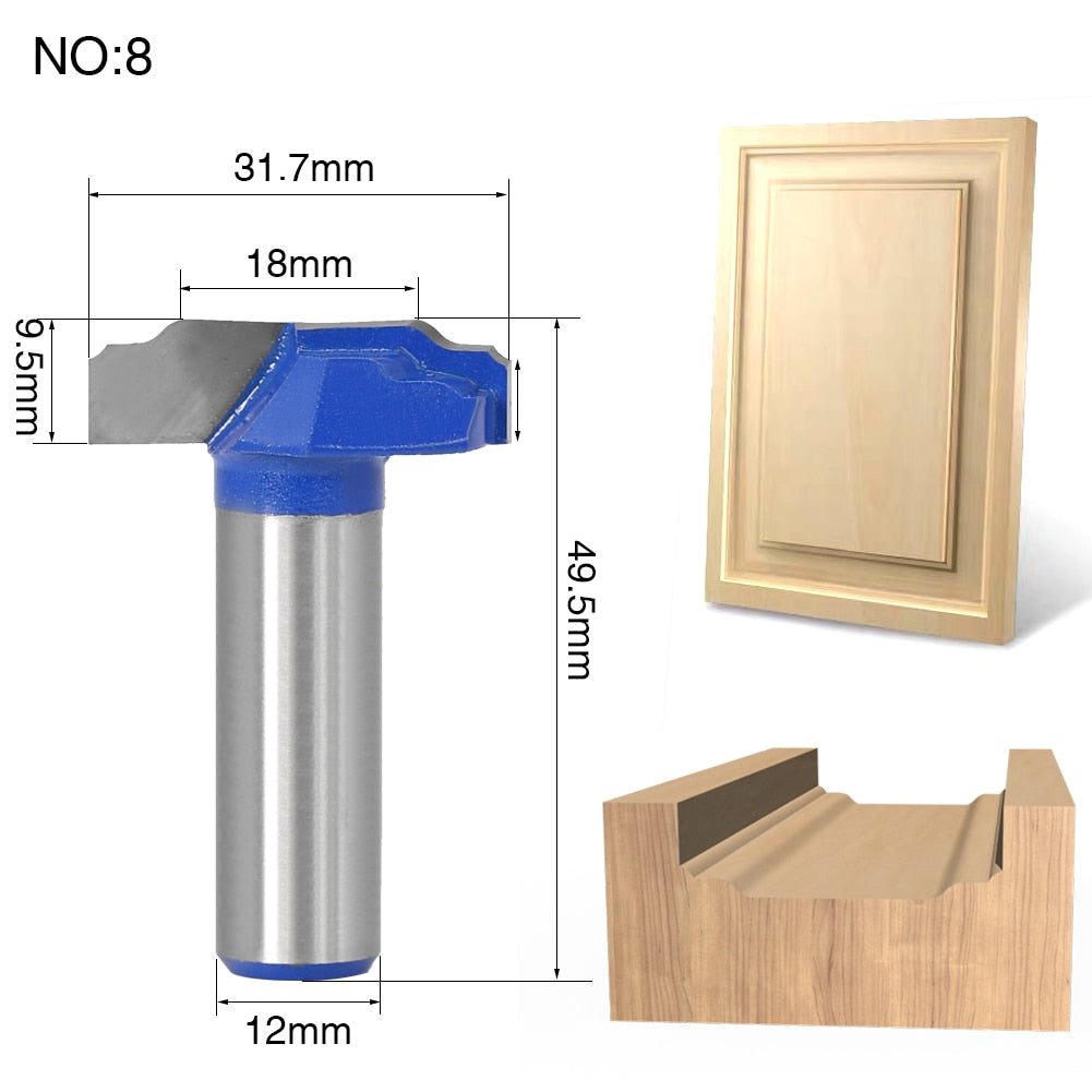 12mm Shank - Door Frame Router Bit