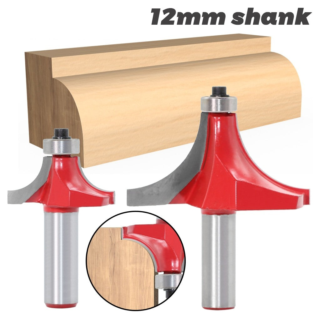 12mm Shank - Corner Round Over Router Bit with Bearing
