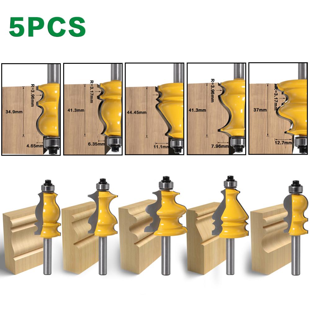 8mm Shank - Casing & Base Molding Router Bits