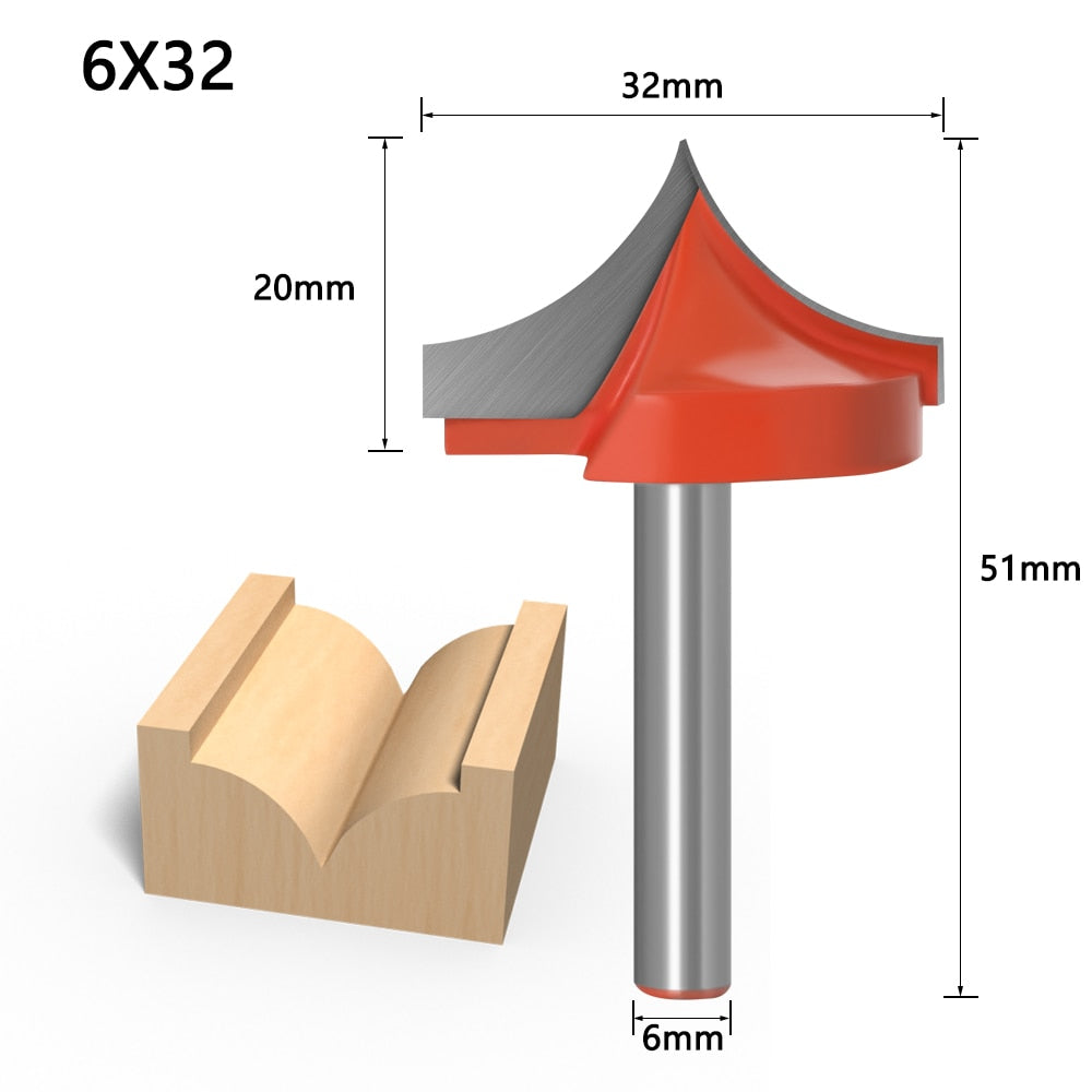 6mm Shank -  Double Edging Router Bits