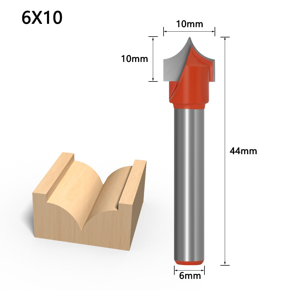 6mm Shank -  Double Edging Router Bits