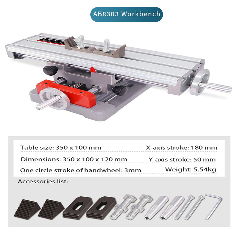 Mini Multifunction Drill Vise Precision Fixture Milling Drilling Bench