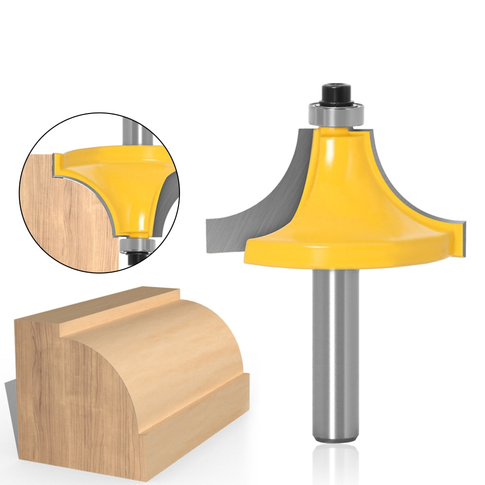 8mm Shank - Round Over Edging Router Bit - 1" Router Bit