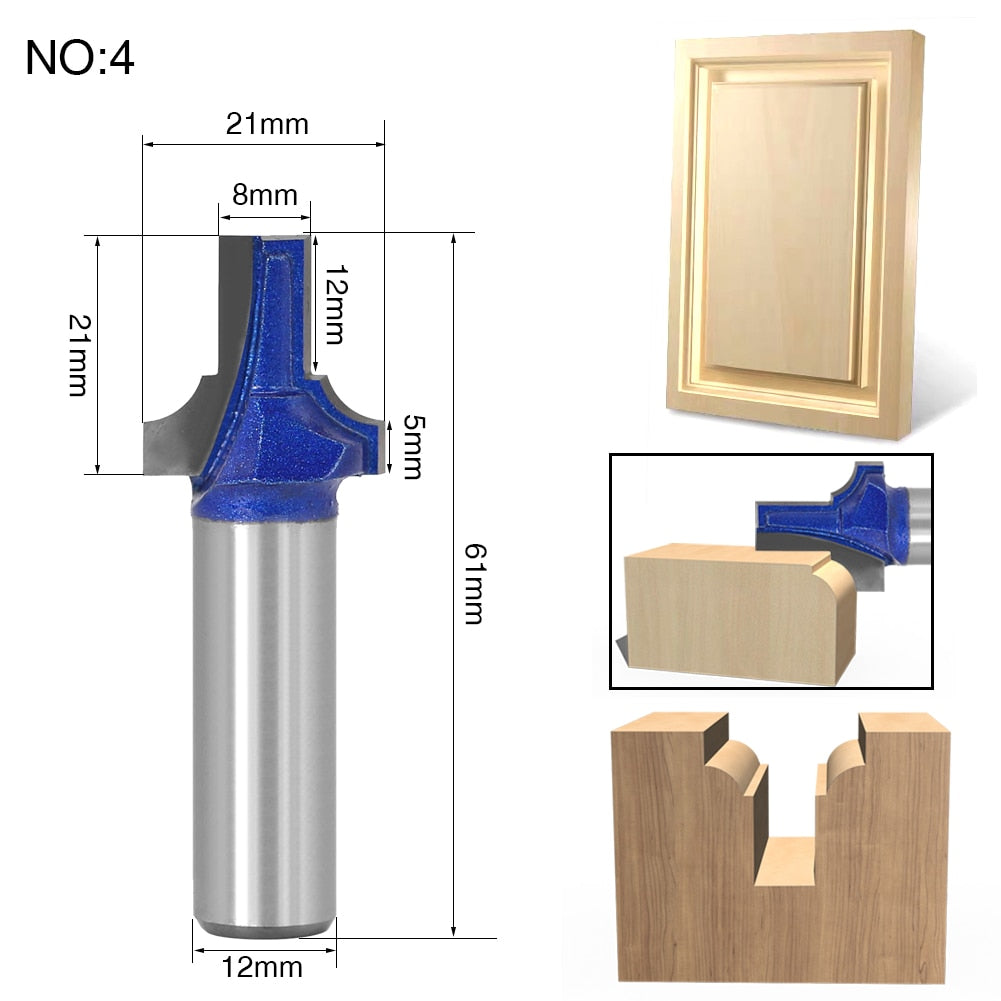 12mm Shank - Door Frame Router Bit