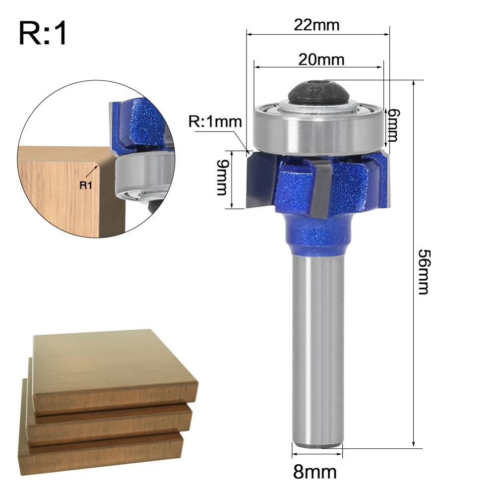 8mm Shank - Edge Trimmer - Milling Cutter Router Bit