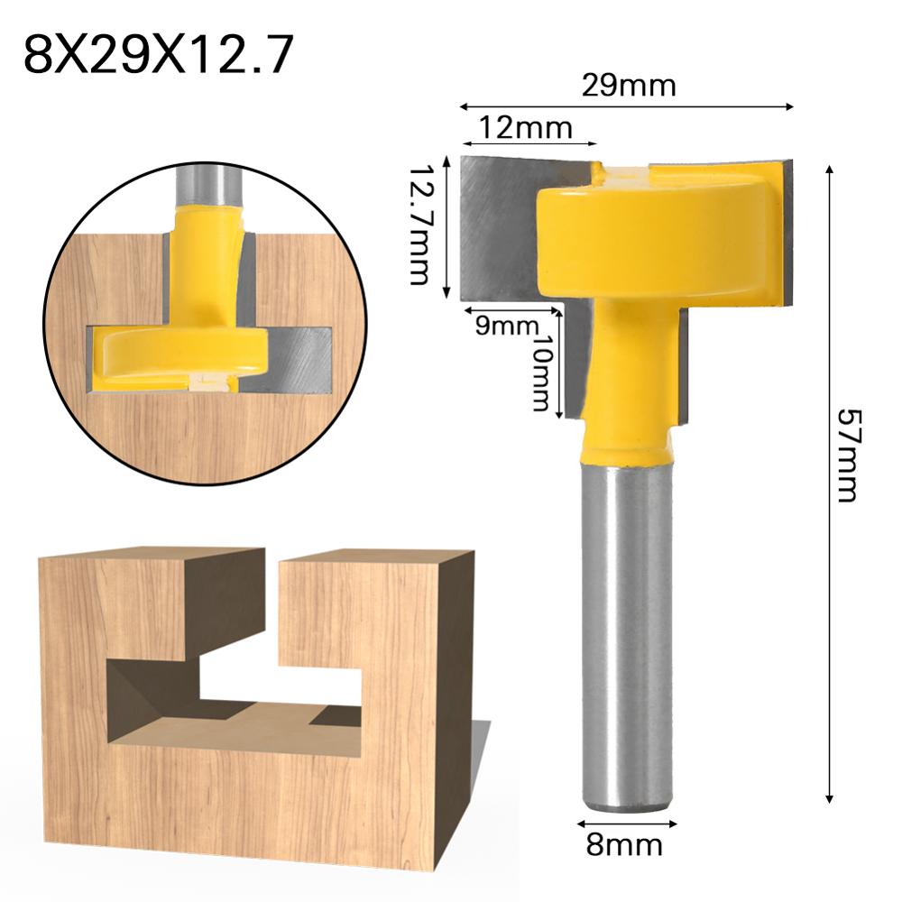 8mm Shank - T-Slot & T-Track Slotting Router Bit