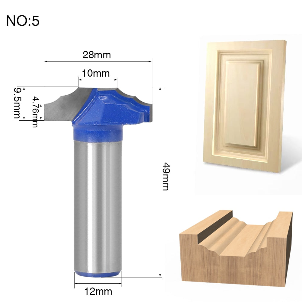 12mm Shank - Door Frame Router Bit