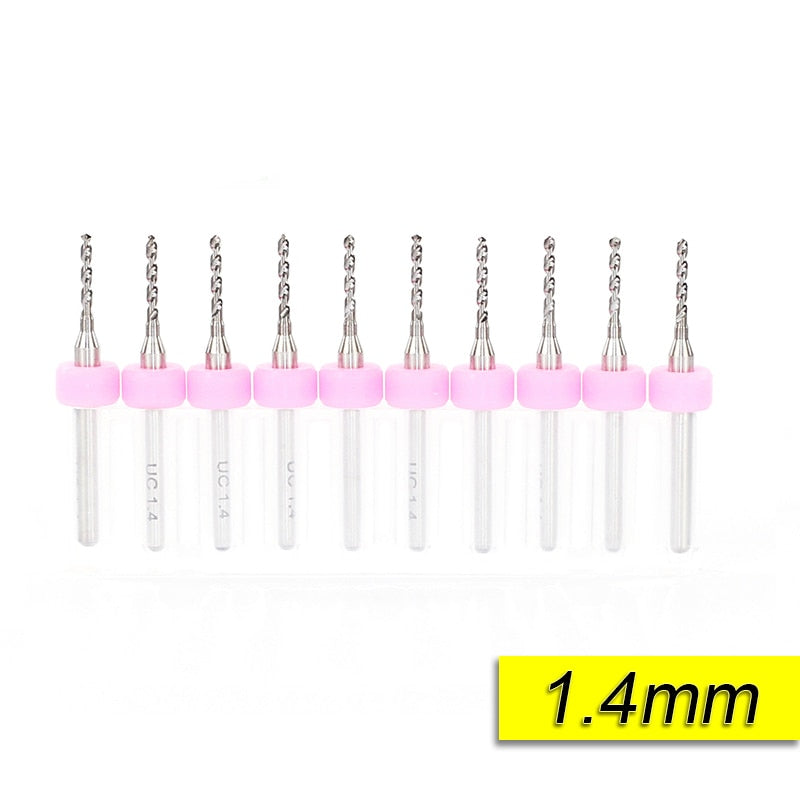 PCB Mini Drill Bit  0.6mm-1.5mm 10pcs/Set
