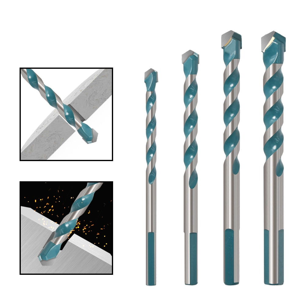 Multi-functional Triangle Glass Drill Bit - 6mm, 8mm, 10mm, 12mm