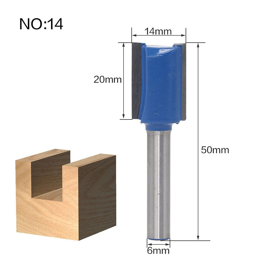 6mm Shank - Edging Router Bit Variants