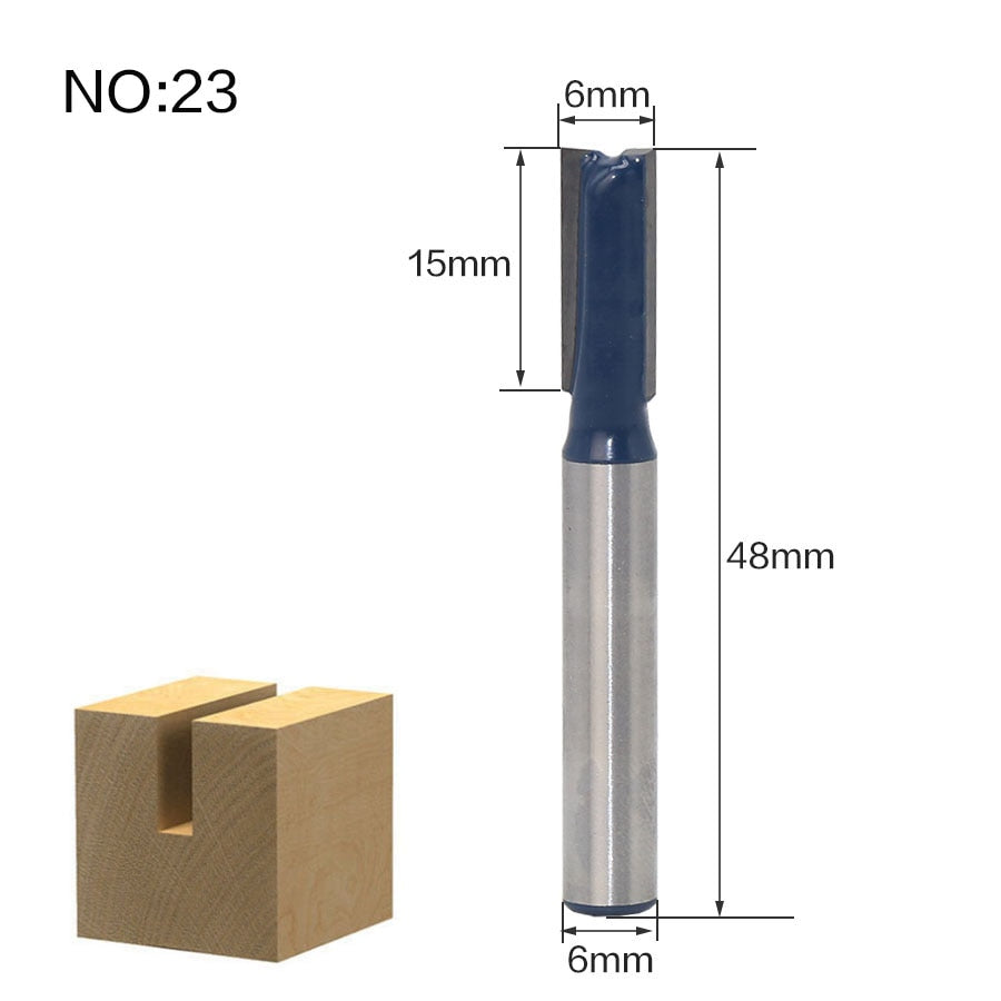 6mm Shank - Edging Router Bit Variants