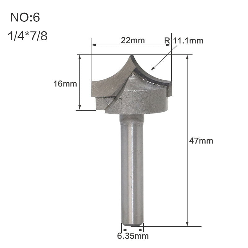 12.7mm or 6.35mm Shank -  Double Edging - Engraving  Router Bits