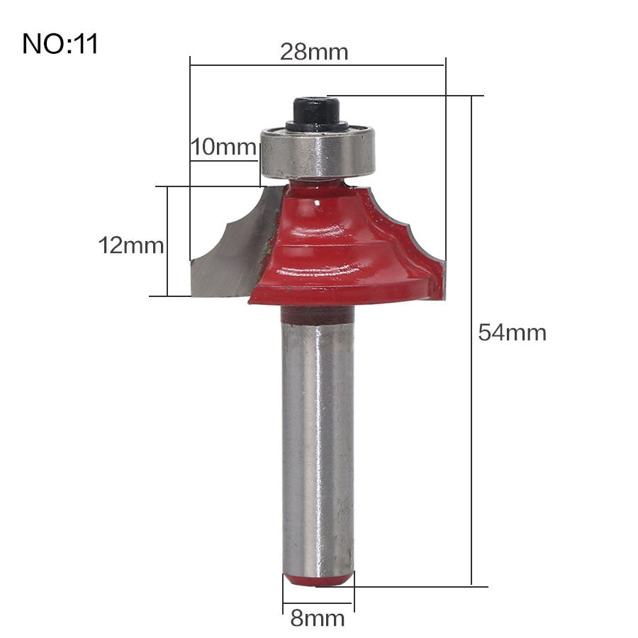 8mm Shank - Router Bit Variants