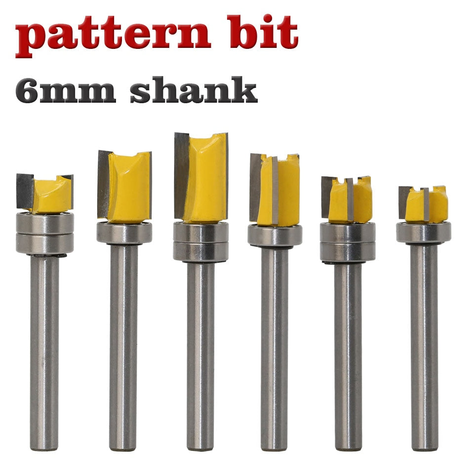 6mm Shank - Template Trim Hinge Mortising Router Bit