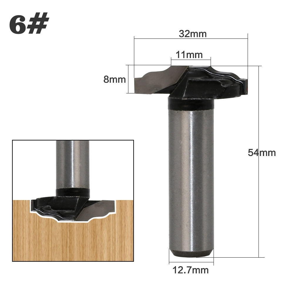 12.7mm Shank - Door Frame - Engraving  Router Bit