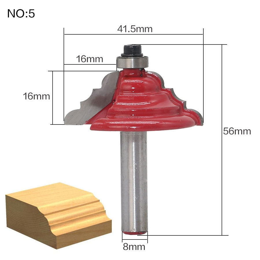 8mm Shank - Router Bit Variants