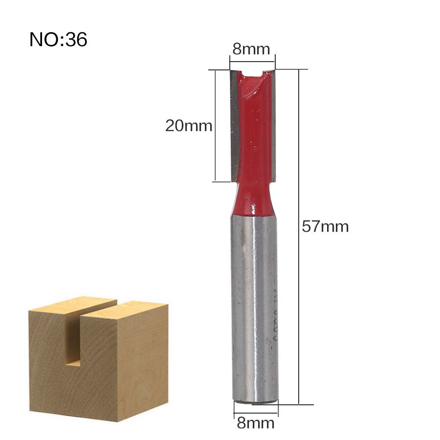 8mm Shank - Router Bit Variants