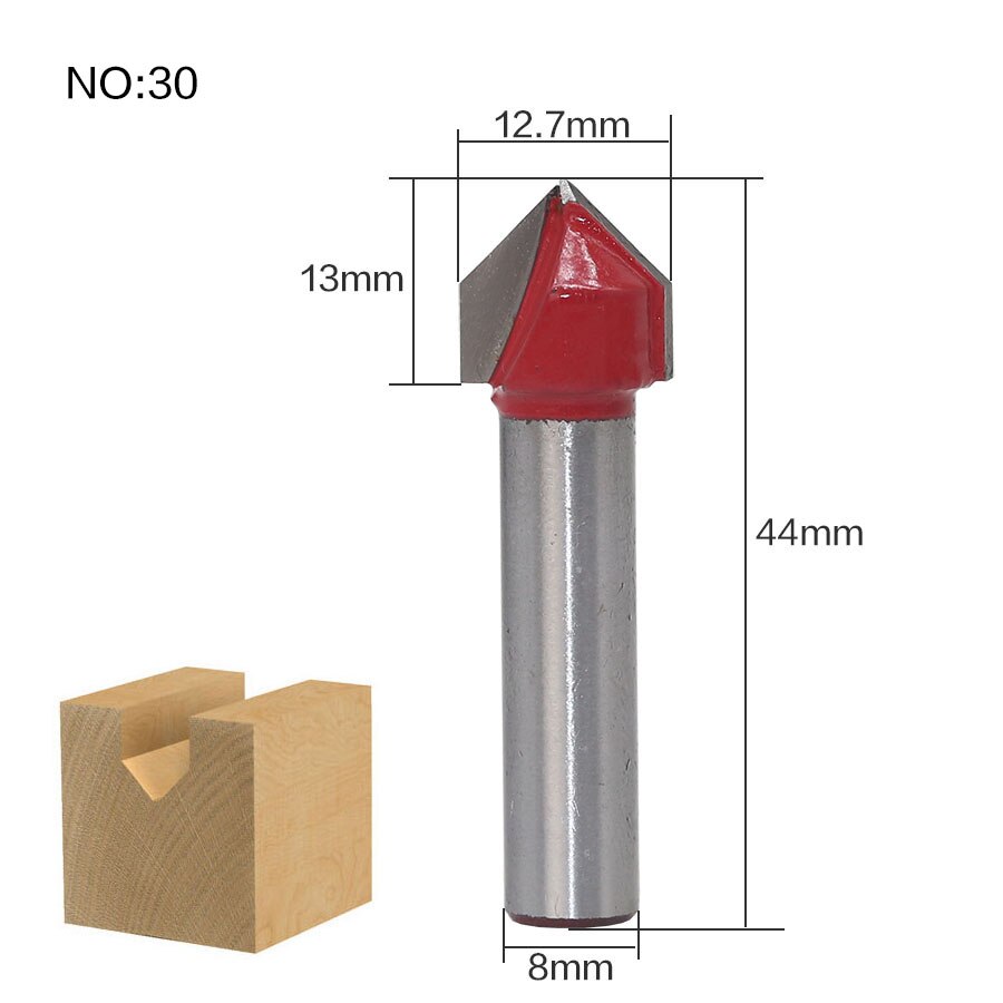 8mm Shank - Router Bit Variants