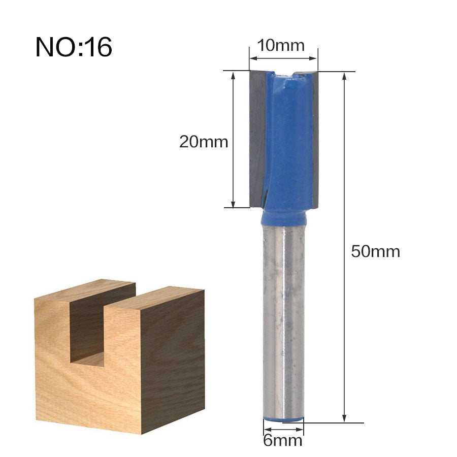 6mm Shank - Edging Router Bit Variants