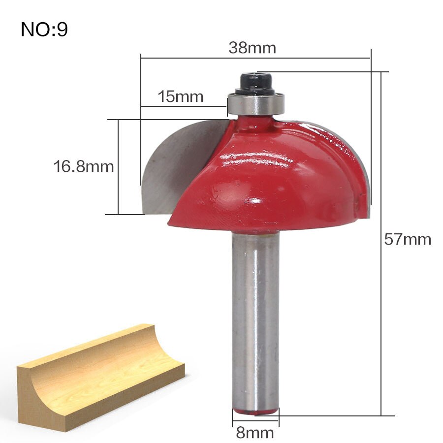 8mm Shank - Router Bit Variants