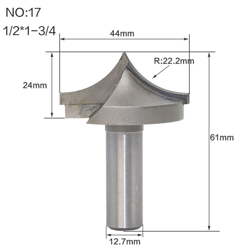 12.7mm or 6.35mm Shank -  Double Edging - Engraving  Router Bits