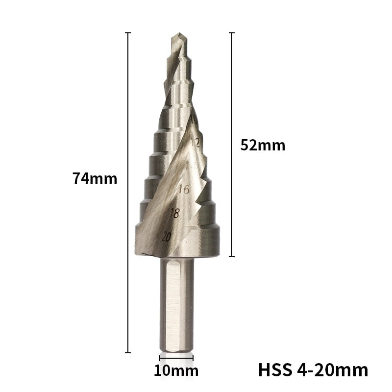 Pagoda Drill Hexagon Screw Drill Bit