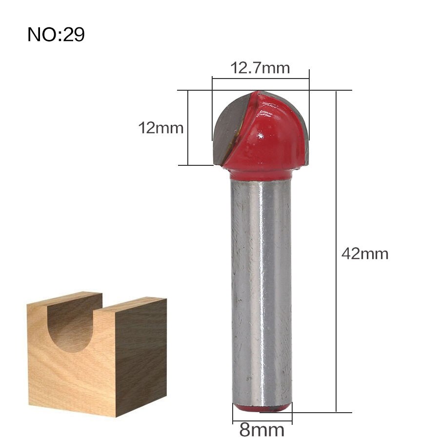 8mm Shank - Router Bit Variants