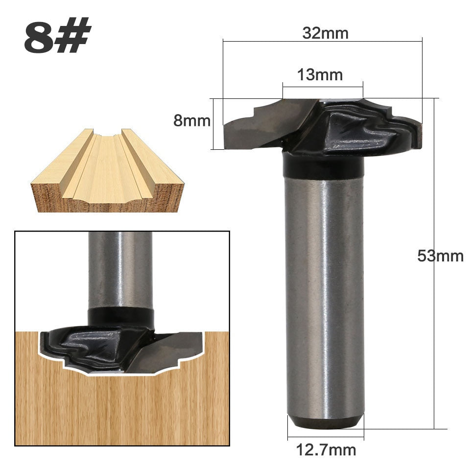 12.7mm Shank - Door Frame - Engraving  Router Bit