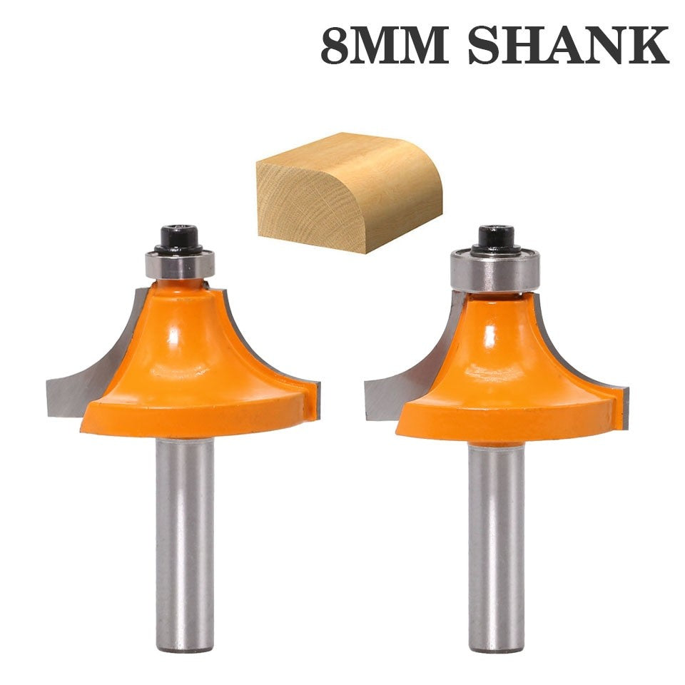 8mm Shank -  Round-Over Router Bits