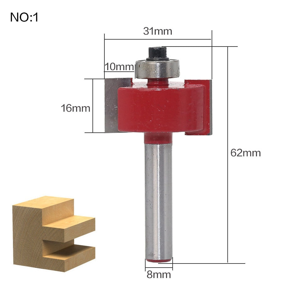 8mm Shank - Router Bit Variants