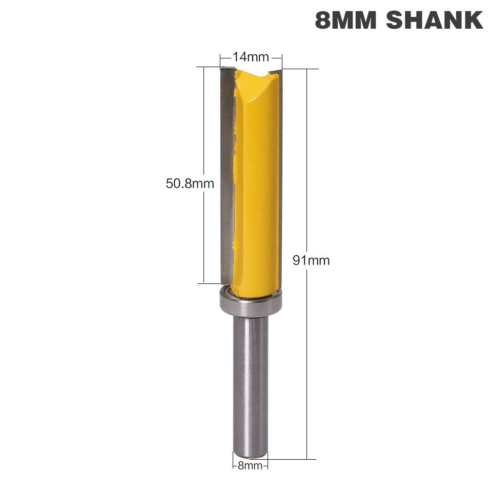 8mm Shank - Template Trim Hinge Mortising Router Bit